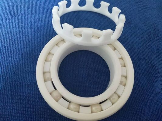 6010 Full Zirconia Ceramic Bearing with PTFE Cage 50mm Inner Diameter High Precision for Extreme Conditions