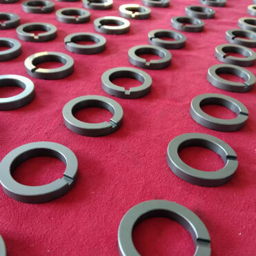 Customized Size 1650℃ Max Temperature Corrosion Resistant Silicon Carbide Sliding Bearing For Pumps